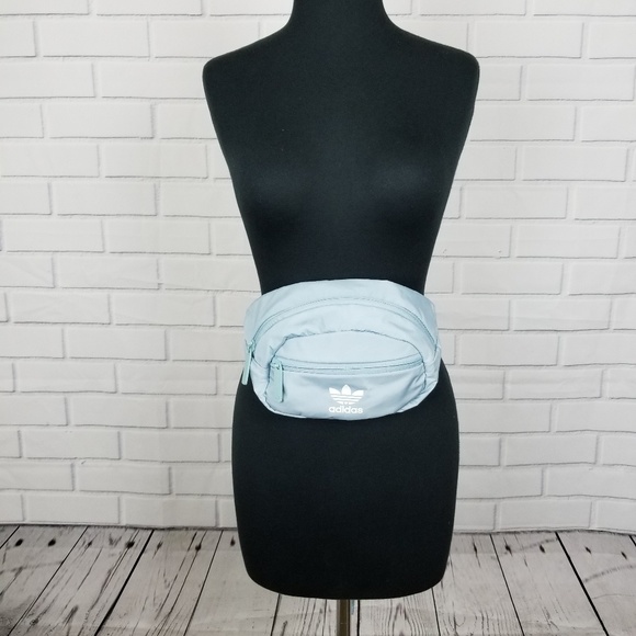 light blue adidas fanny pack